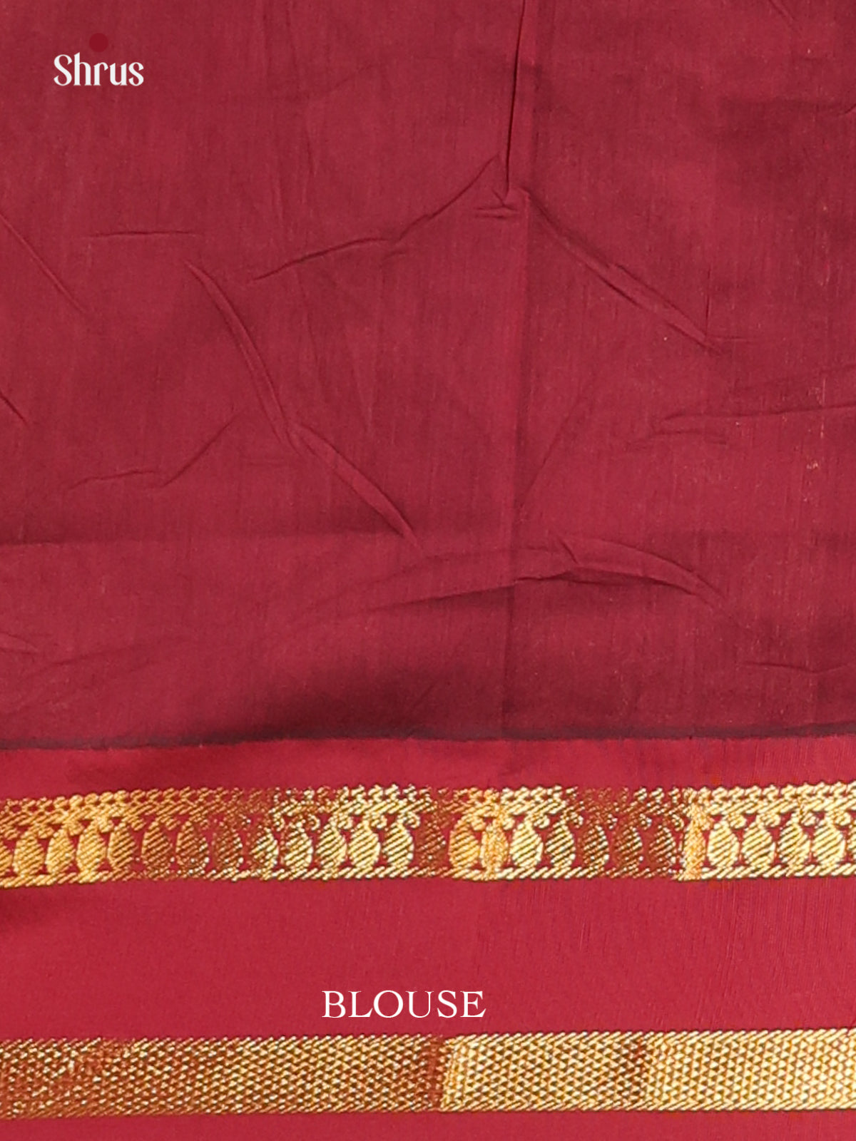 Green & Maroon- Kalyani Cotton Saree - Shop on Shrus.com