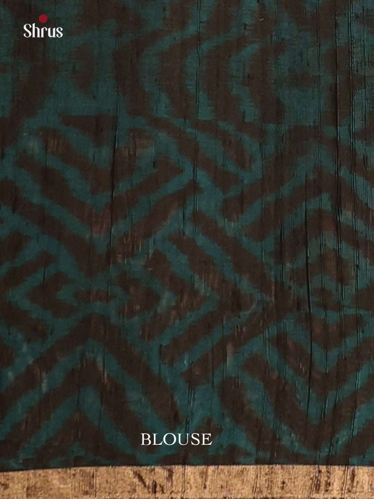 Mystifying Navy Blue Soft Silk Saree With Black Border, Geometric Zari & Gold Piping-2