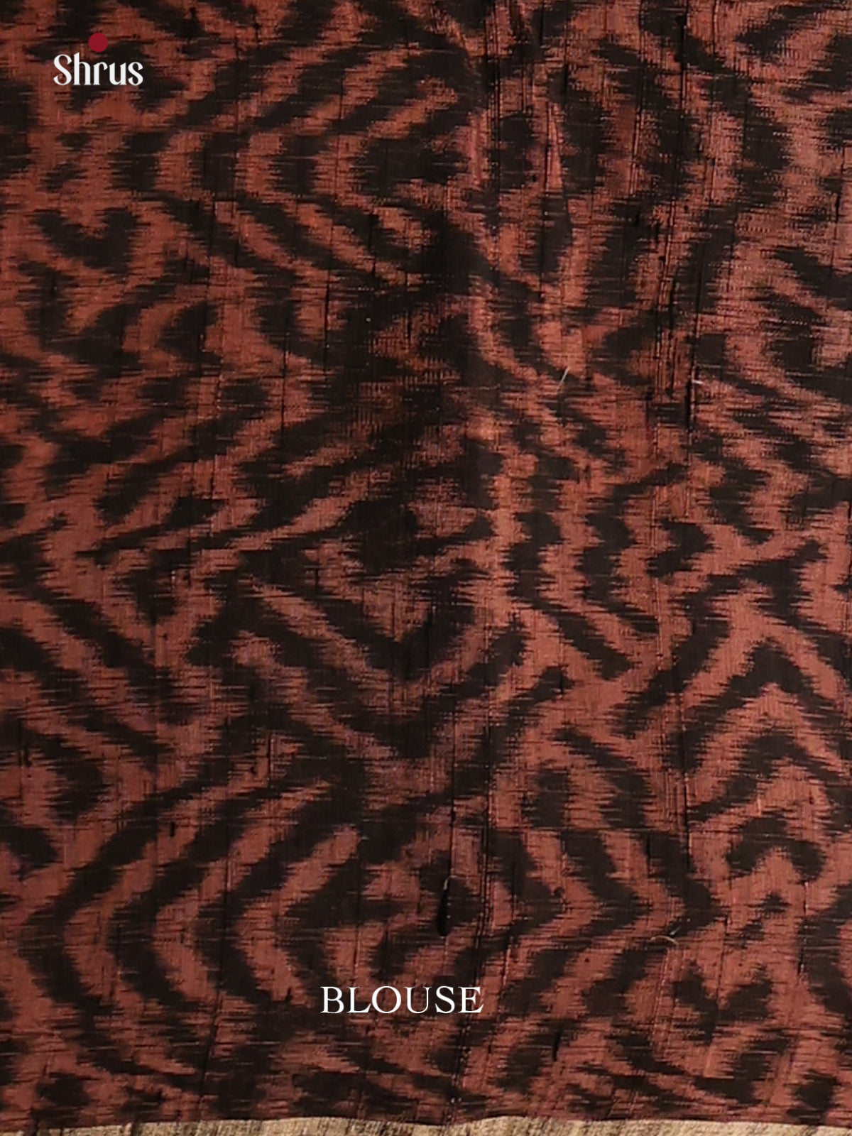 Mesmerizing Black Soft Silk Saree With Brown Ikkat & Glimmering Zari-2