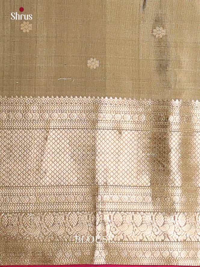 Chic Green Soft Silk Saree With Zari Stripes, Elaichi Green Border & Brocade Pallu-2