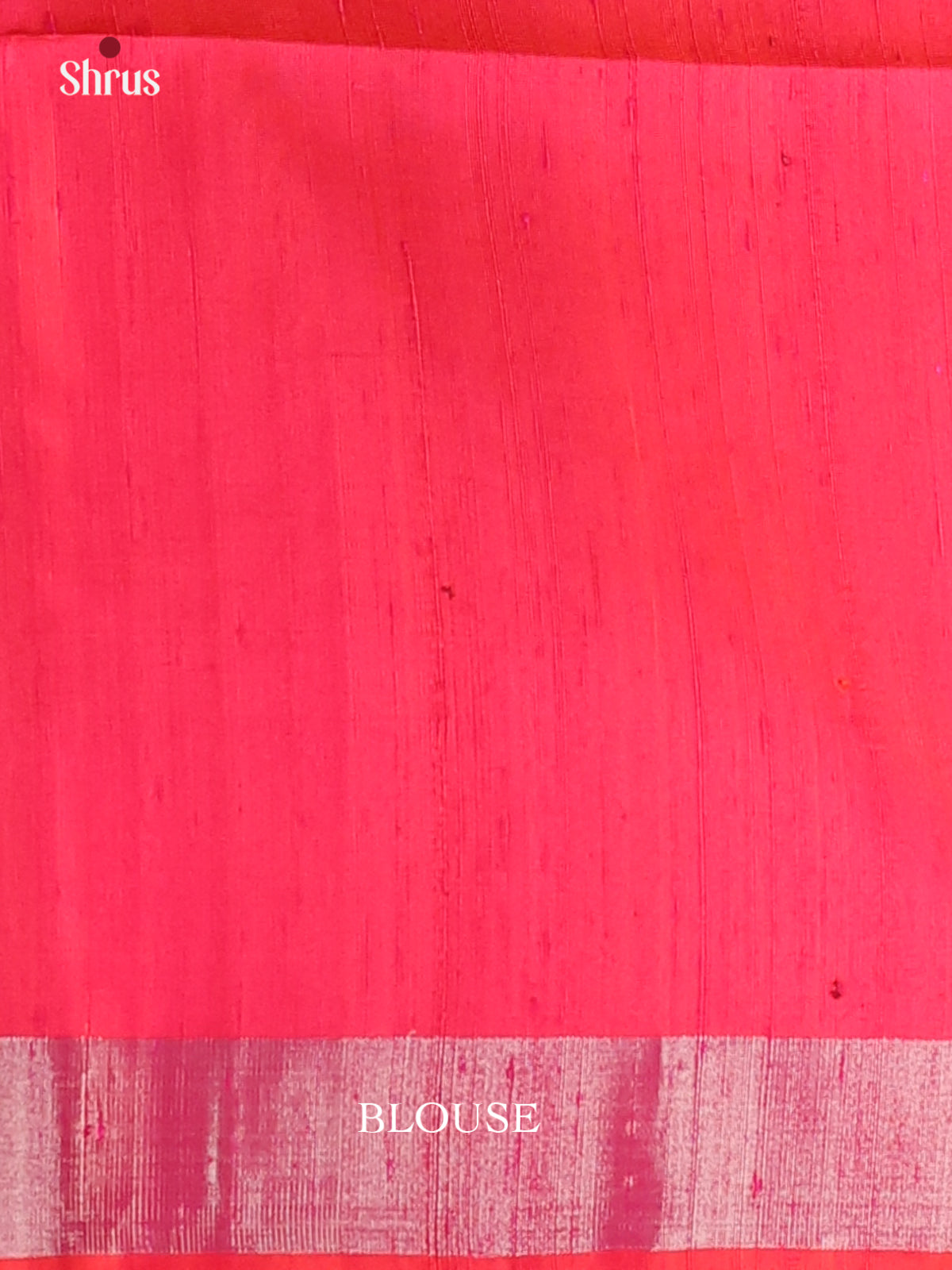 Vibrant Orangish Pink Soft Silk Saree with Subtle Gold Zari Stripes & Border-2