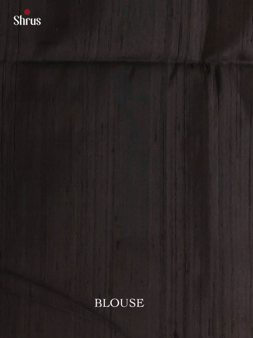 Beautiful Black Soft Silk Saree with Geometric Zari & Brocade Pallu-2