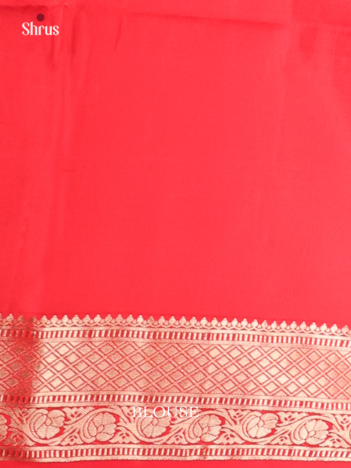 Red(Single Tone) - Soft Silk Saree - Shop on Shrus.com