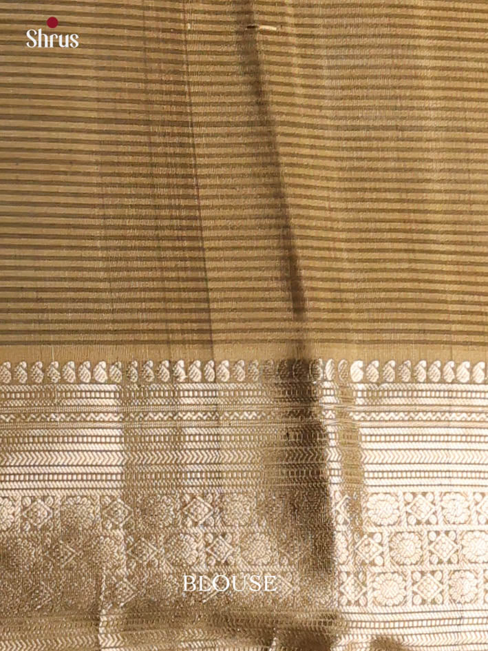 Stunning Black Soft Silk Saree with Zari Buttas, Chutney Green Border & Pallu-2