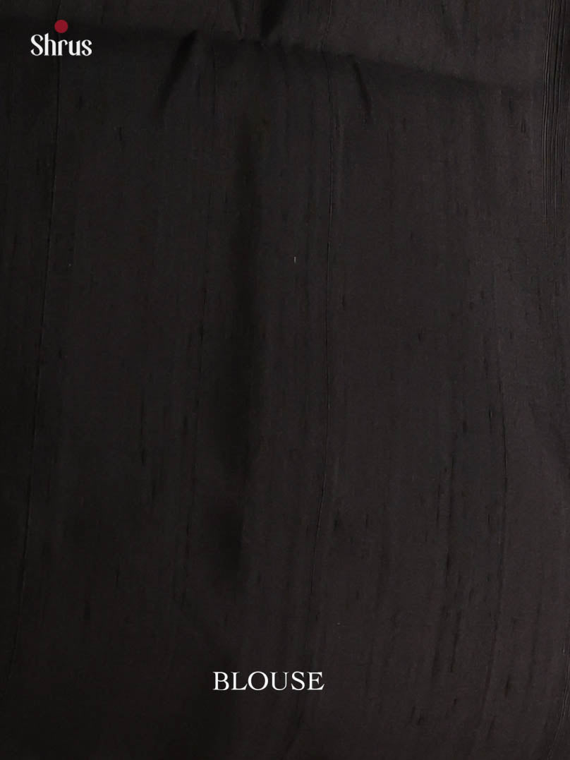 Regal Black Zari Butta Soft Silk Saree with Radiant Self Border & Pallu-2