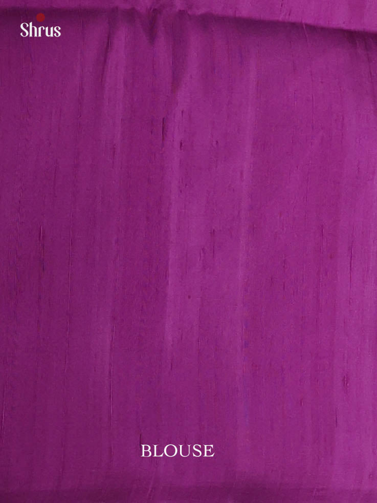 Luminous Violet Soft Silk Saree with Lavish Zari Floral Brocade & Self Pallu-2