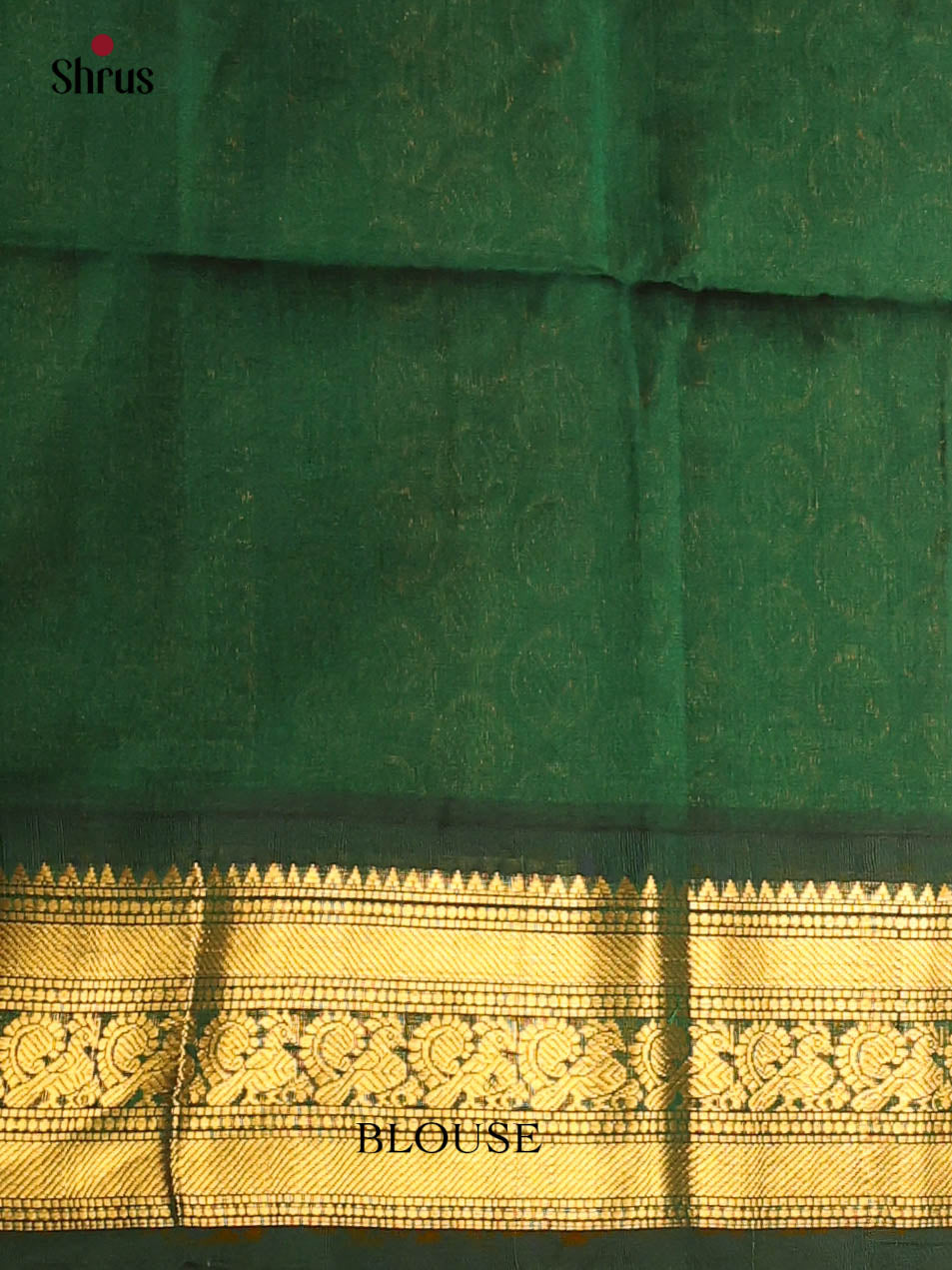 Pink & Green - Silk Cotton Saree - Shop on Shrus.com
