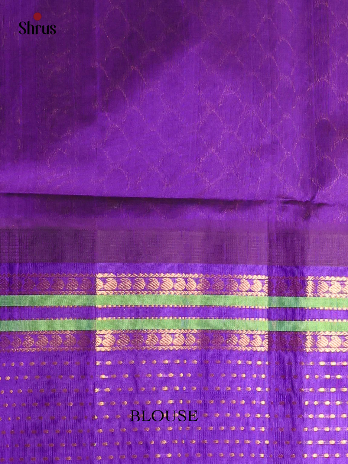 Orange & Violet - Silk Cotton Saree - Shop on Shrus.com