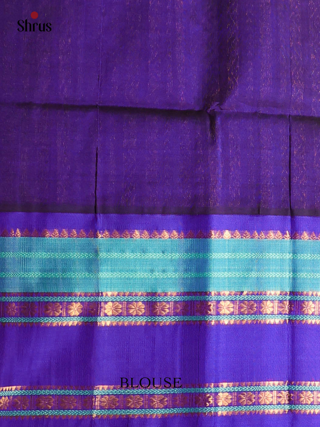 Pastel Green & Blue - Silk Cotton Saree - Shop on Shrus.com