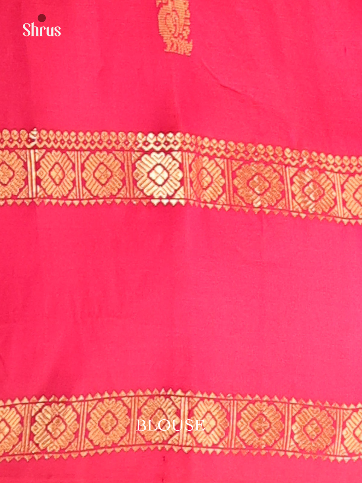 Green & Orangish Pink- Soft Silk Saree - Shop on Shrus.com