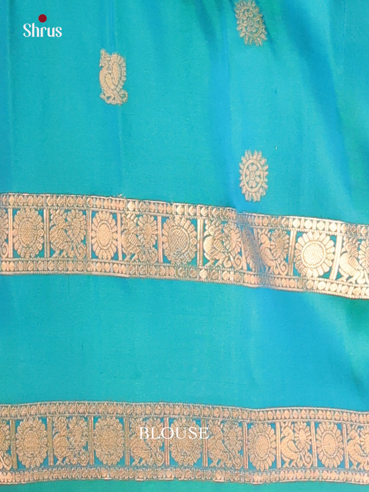 Jamun & Teal - Soft Silk Saree - Shop on Shrus.com