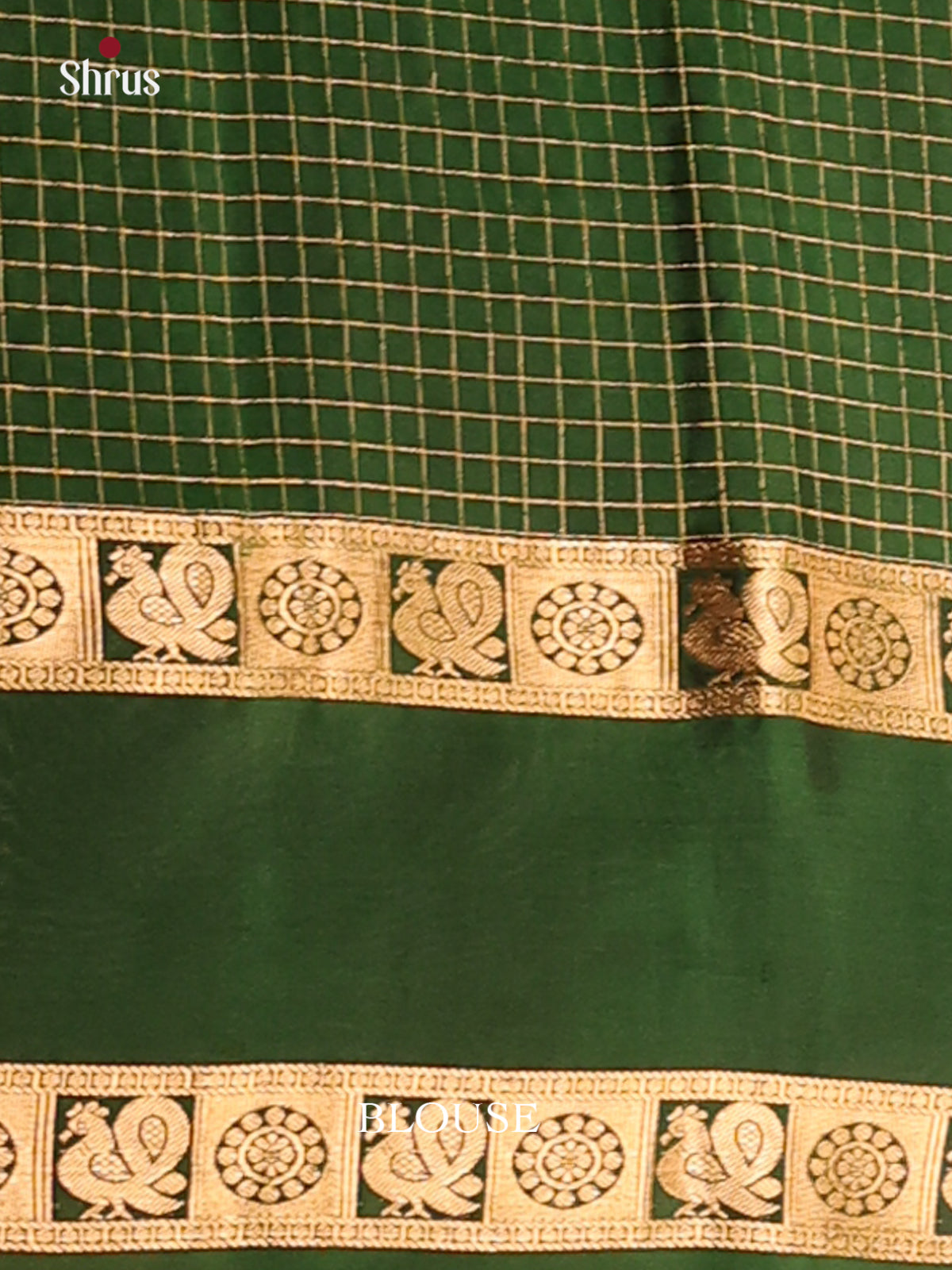 Orangish Pink & Green - Soft Silk Saree - Shop on Shrus.com