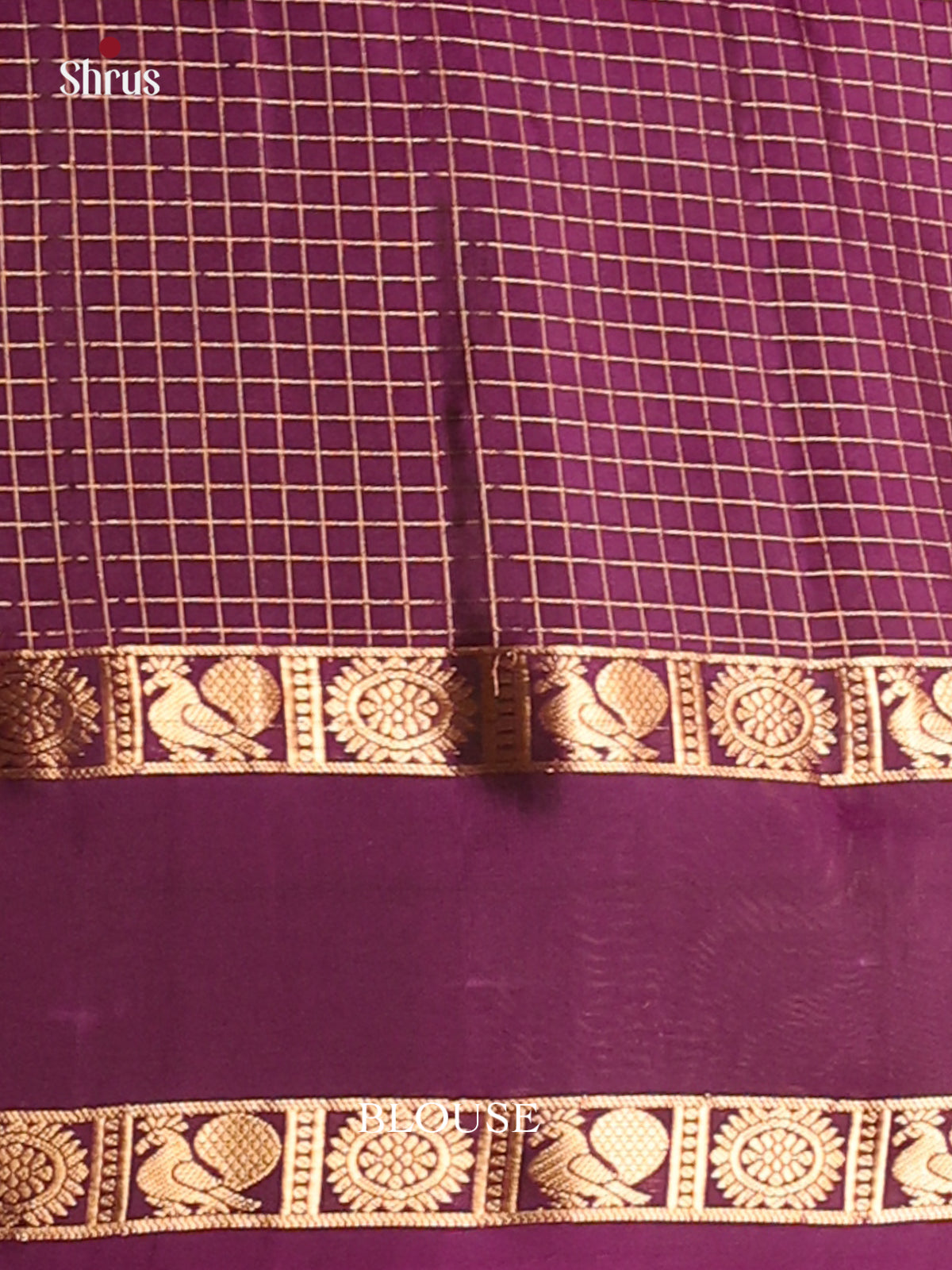 Pink & Violet - Soft Silk Saree - Shop on Shrus.com