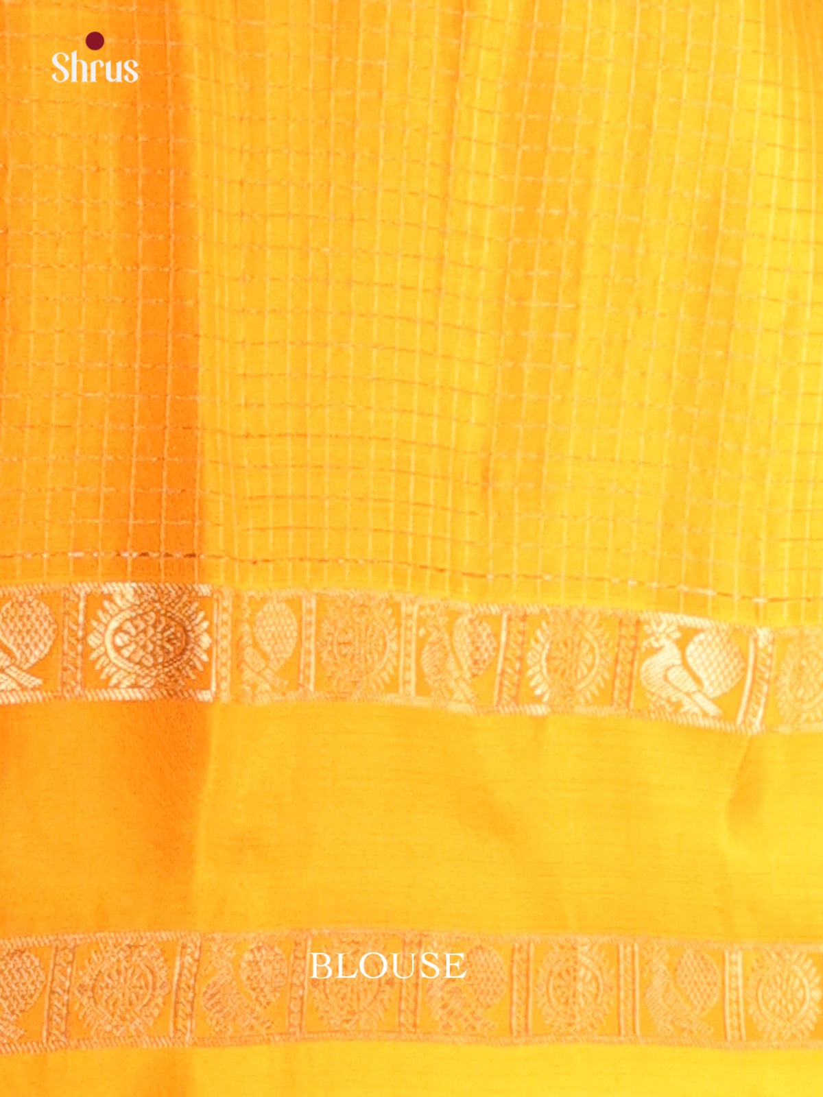Green & Yellow - Soft Silk Saree - Shop on Shrus.com
