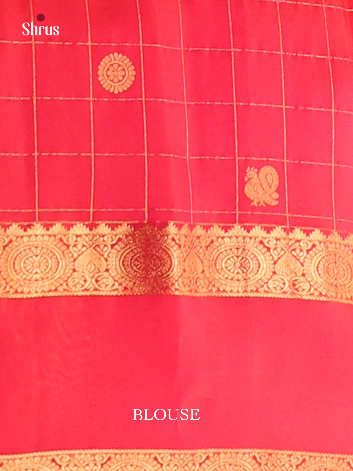 Green & Orangish Pink- Soft Silk Saree - Shop on Shrus.com