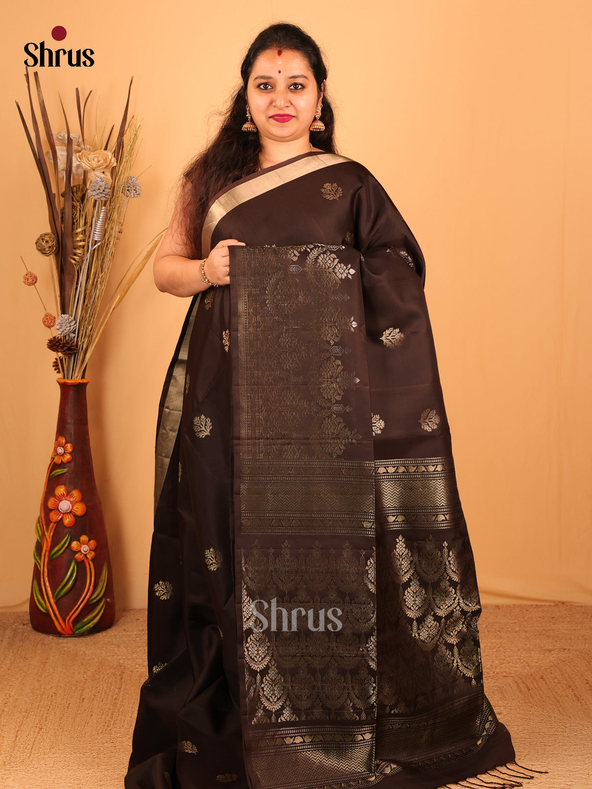 DBS10165 - Soft Silk Saree - Shop on Shrus.com