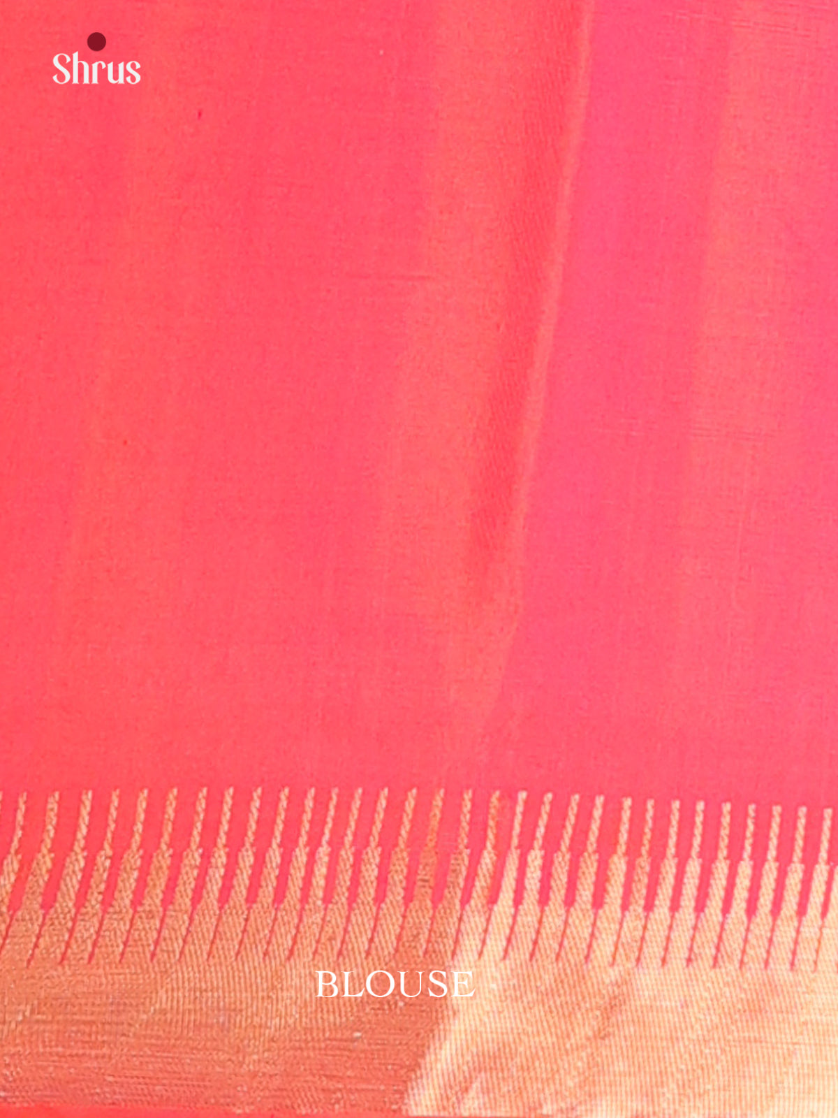 Orangish Pink(Single Tone) - Soft Silk Saree - Shop on Shrus.com
