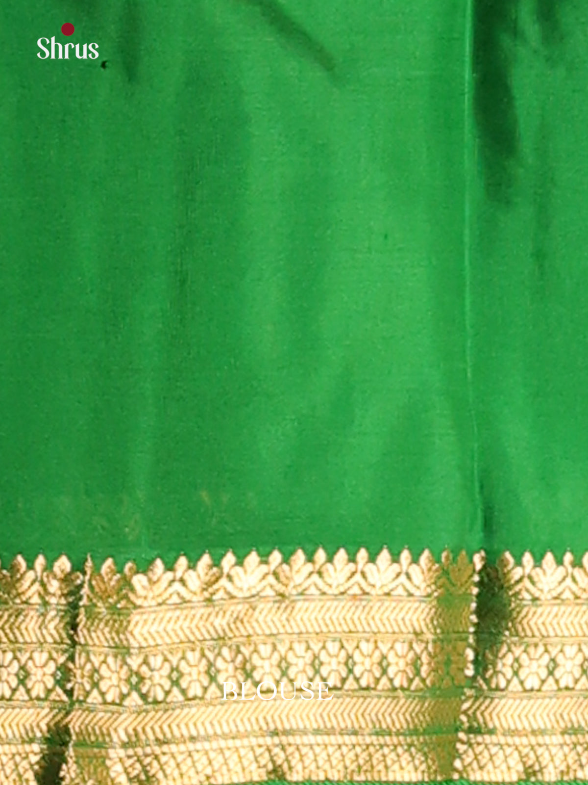 Red & Green - Kanchipuram silk Saree - Shop on Shrus.com