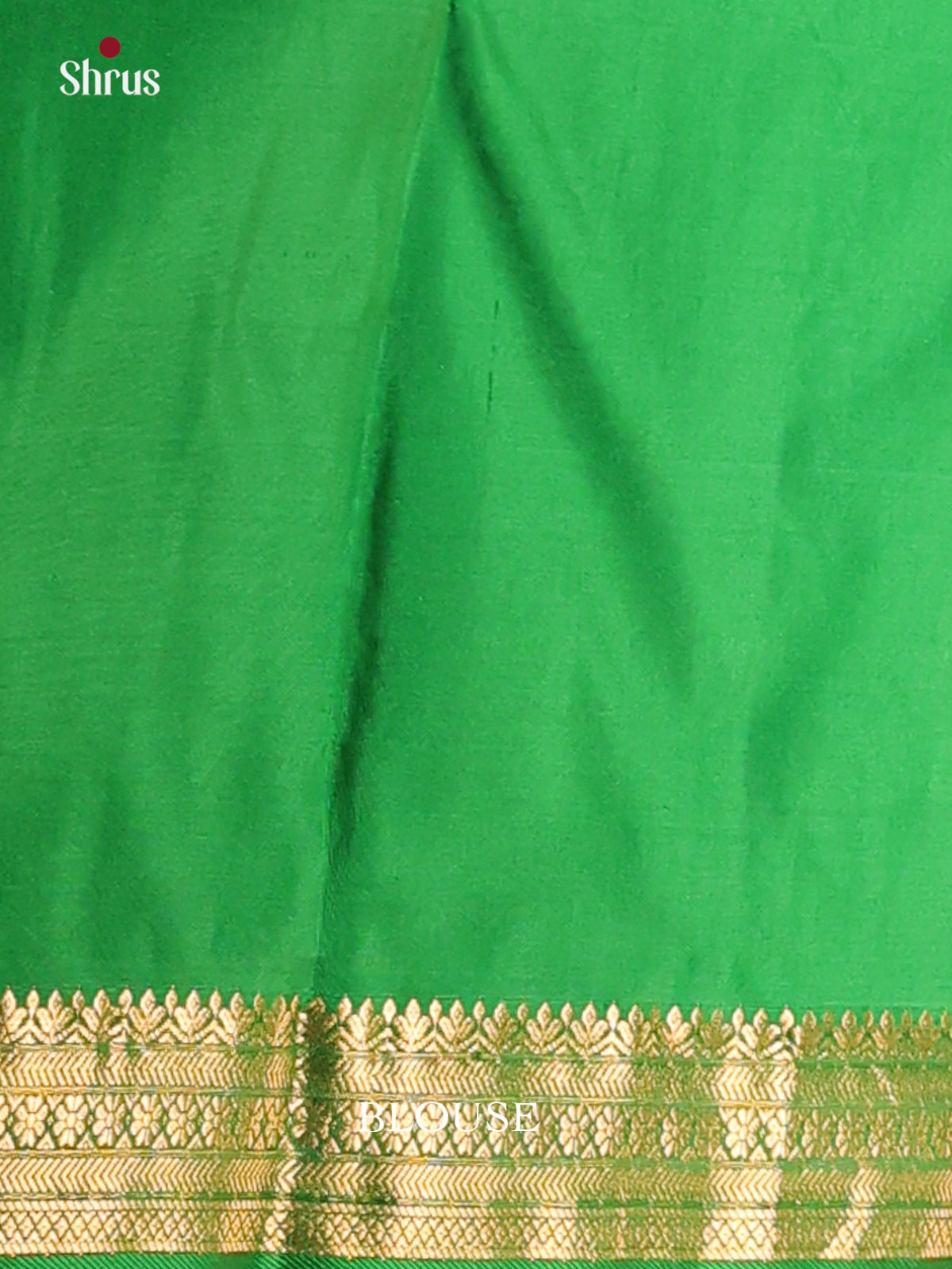 Purple & Green - Kanchipuram silk Saree - Shop on Shrus.com