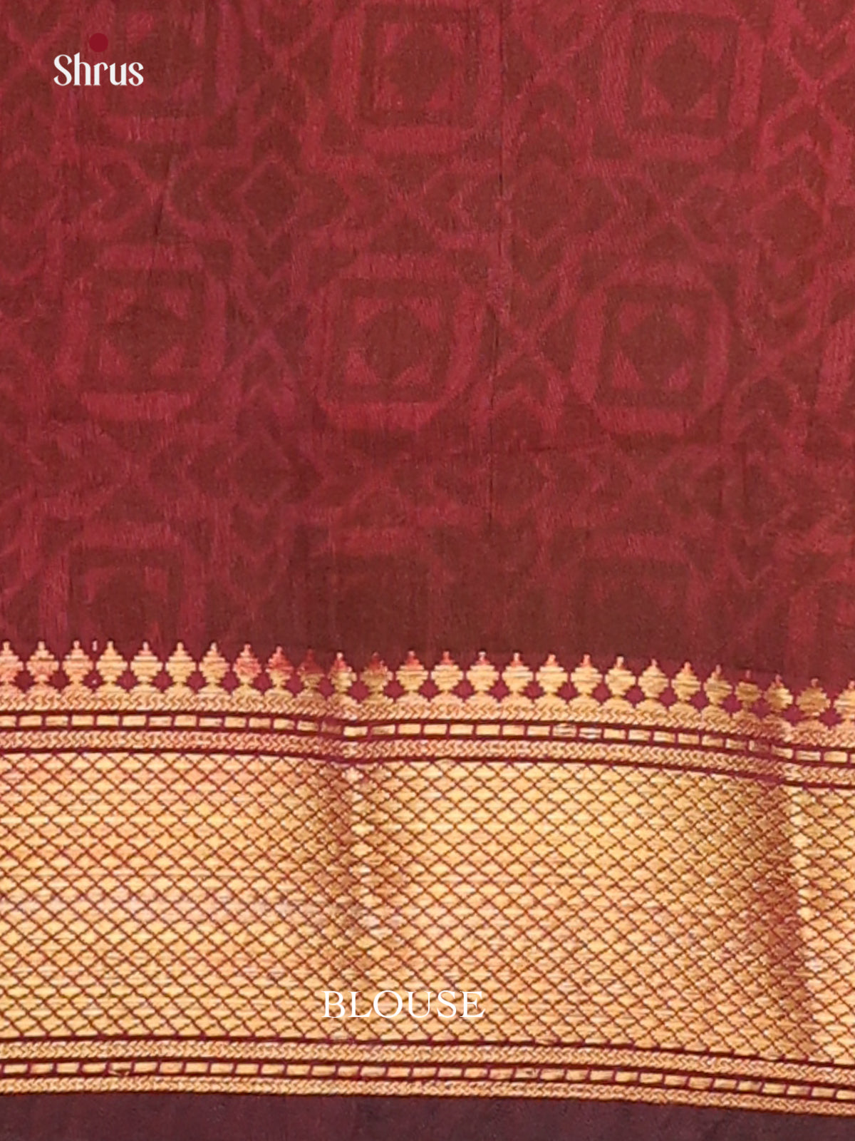 Black & Brown - Semi Patola Saree - Shop on Shrus.com