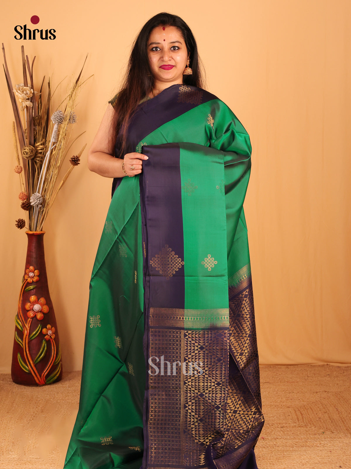 DBS18137- Softsilk-halfpure Saree - Shop on Shrus.com