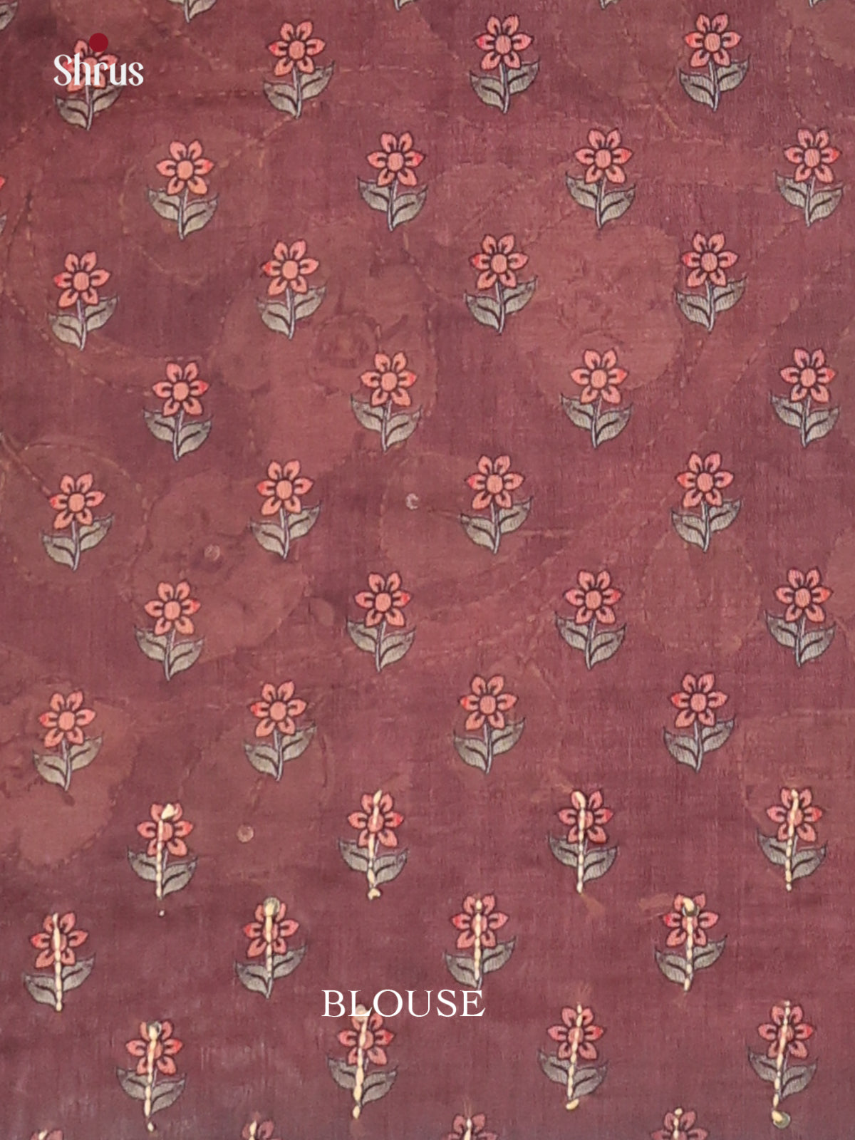 Brown - Semi Kantha Saree - Shop on Shrus.com