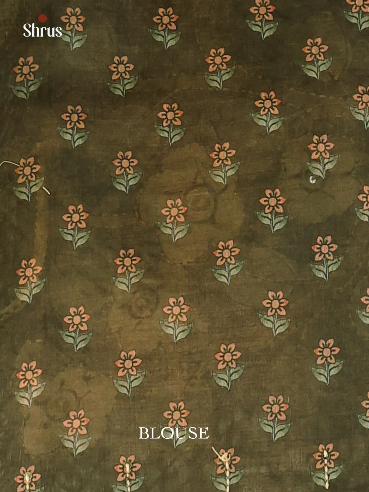 Green - Semi Kantha Saree - Shop on Shrus.com