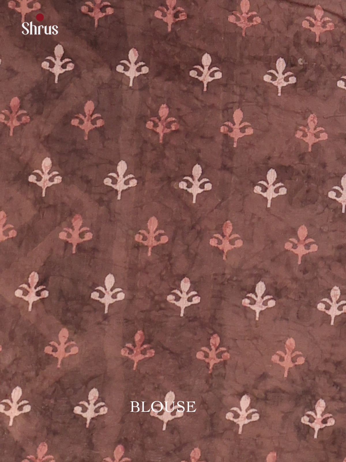 Brown - Semi Kantha Saree - Shop on Shrus.com