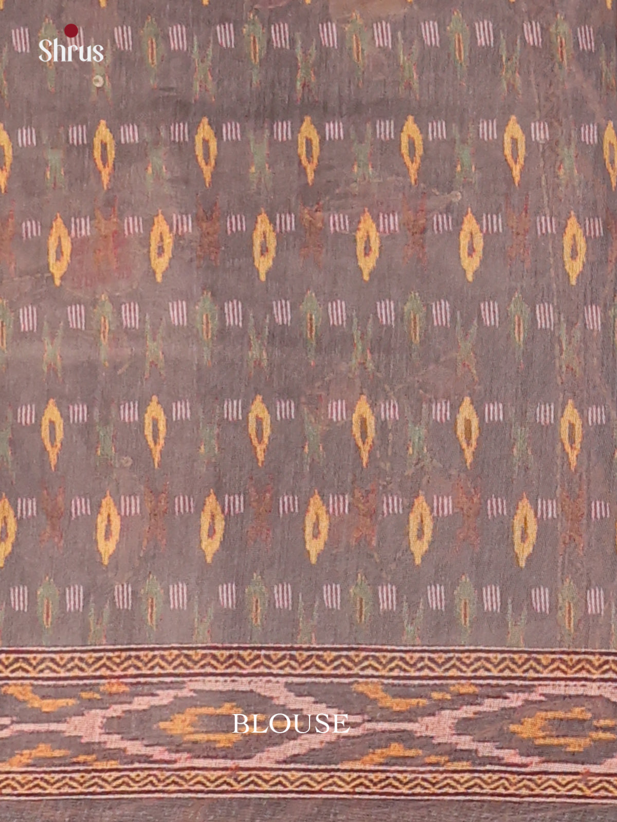 Grey - Semi Kantha Saree - Shop on Shrus.com