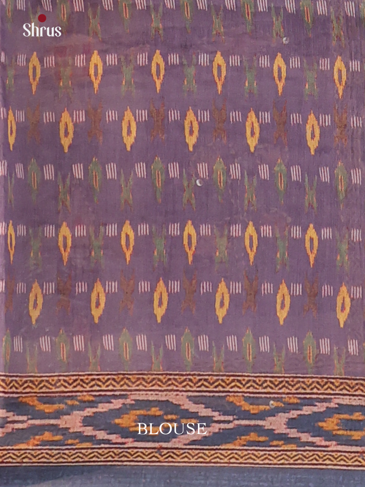 Purple & Blue - Semi Kantha Saree - Shop on Shrus.com