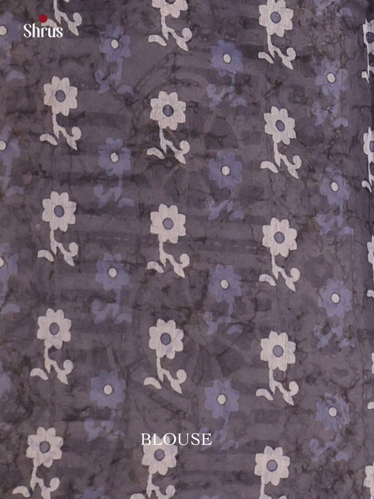 Black & Blue - Semi Kantha Saree - Shop on Shrus.com