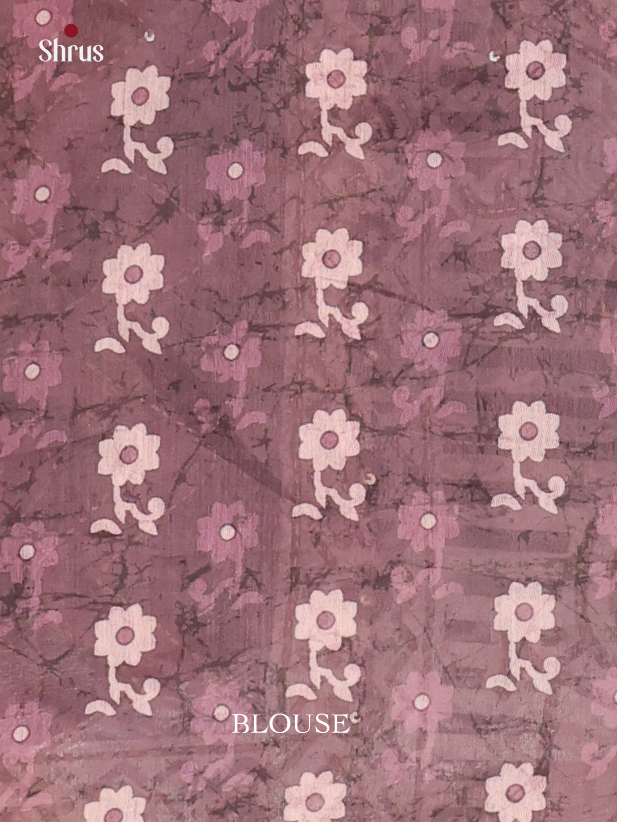 Purple- Semi Kantha Saree - Shop on Shrus.com