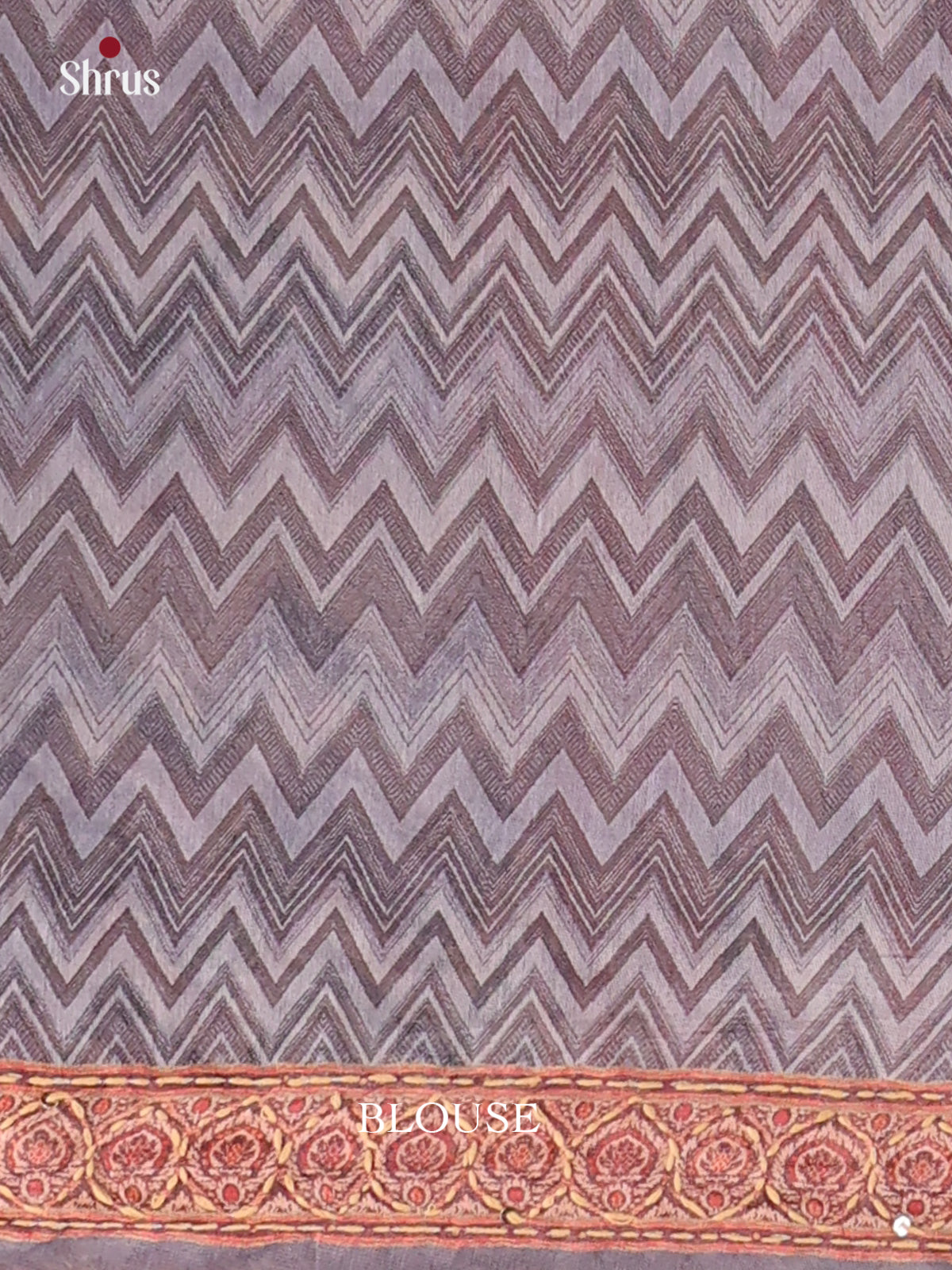 Pink & Grey - Semi Kantha Saree - Shop on Shrus.com