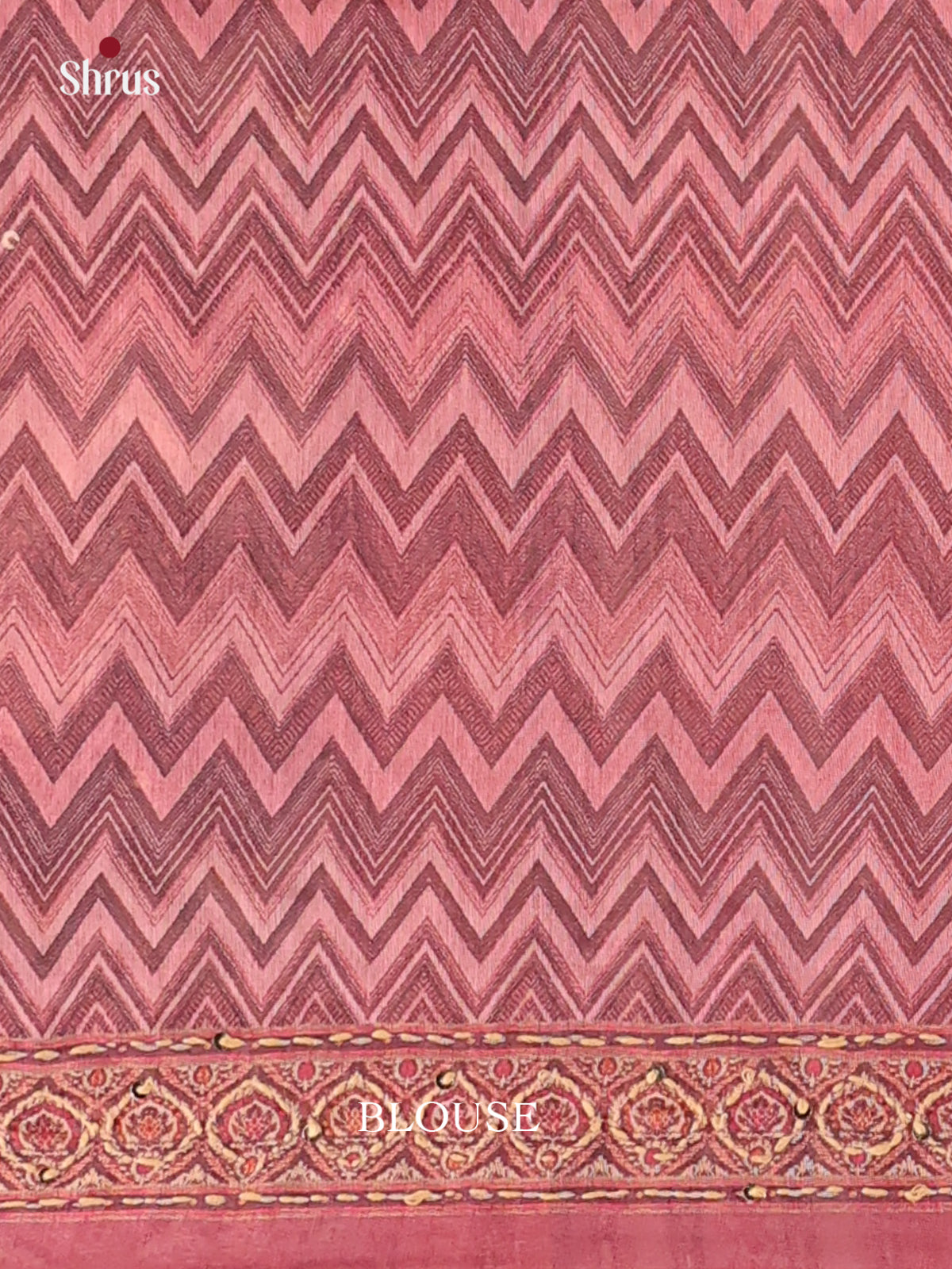 Multicolor & Pink - Semi Kantha Saree - Shop on Shrus.com