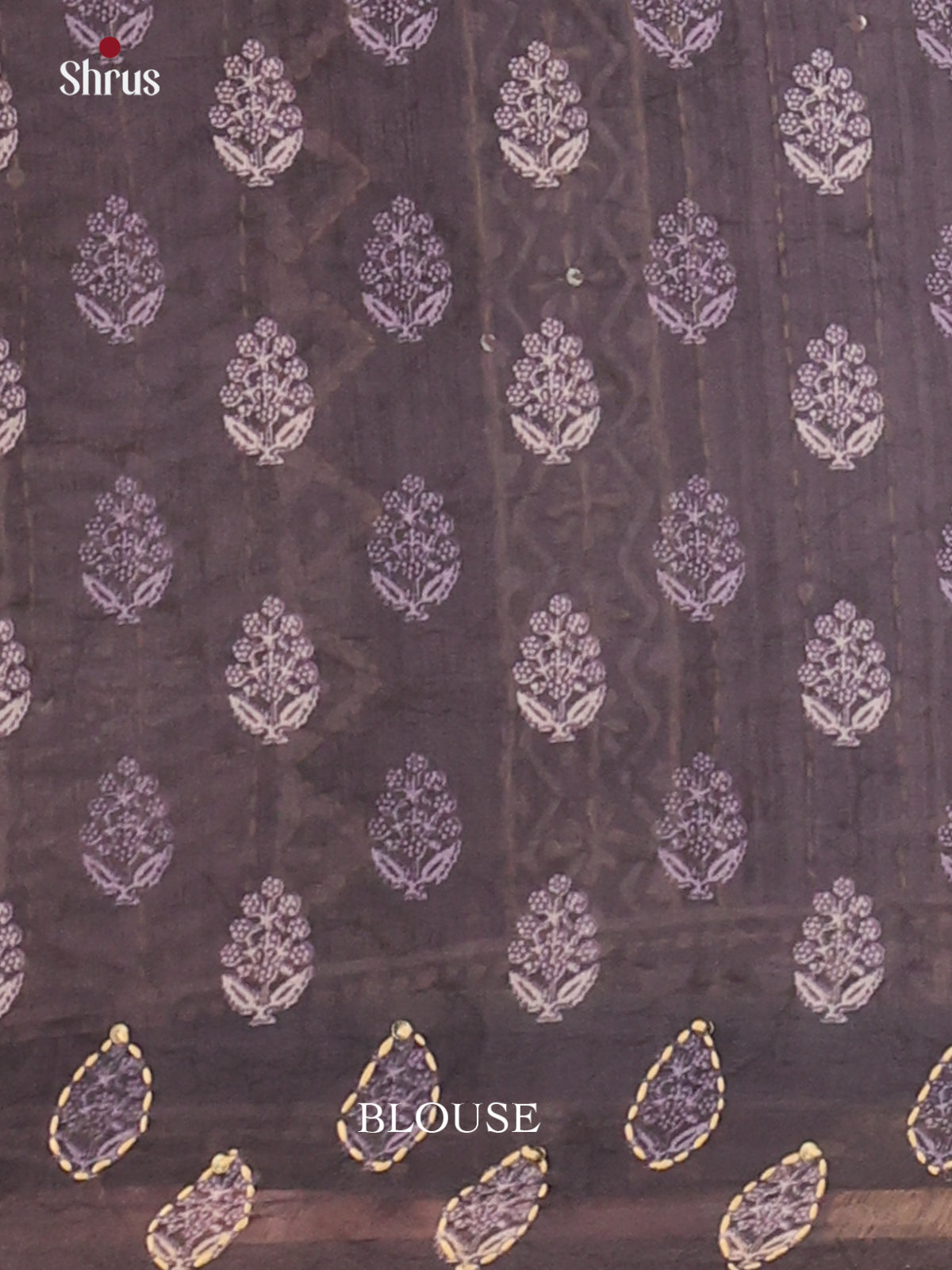 Black - Semi Kantha Saree - Shop on Shrus.com
