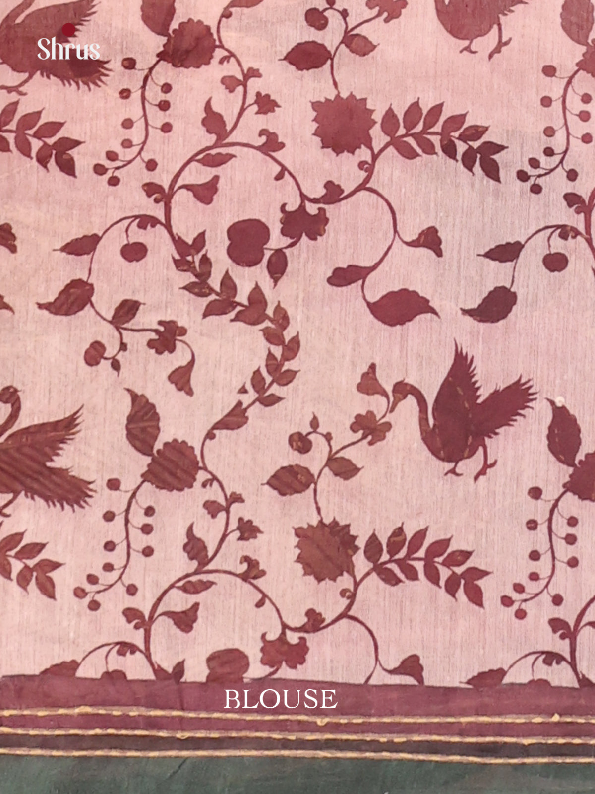 Pink & Purple - Semi Kantha Saree - Shop on Shrus.com