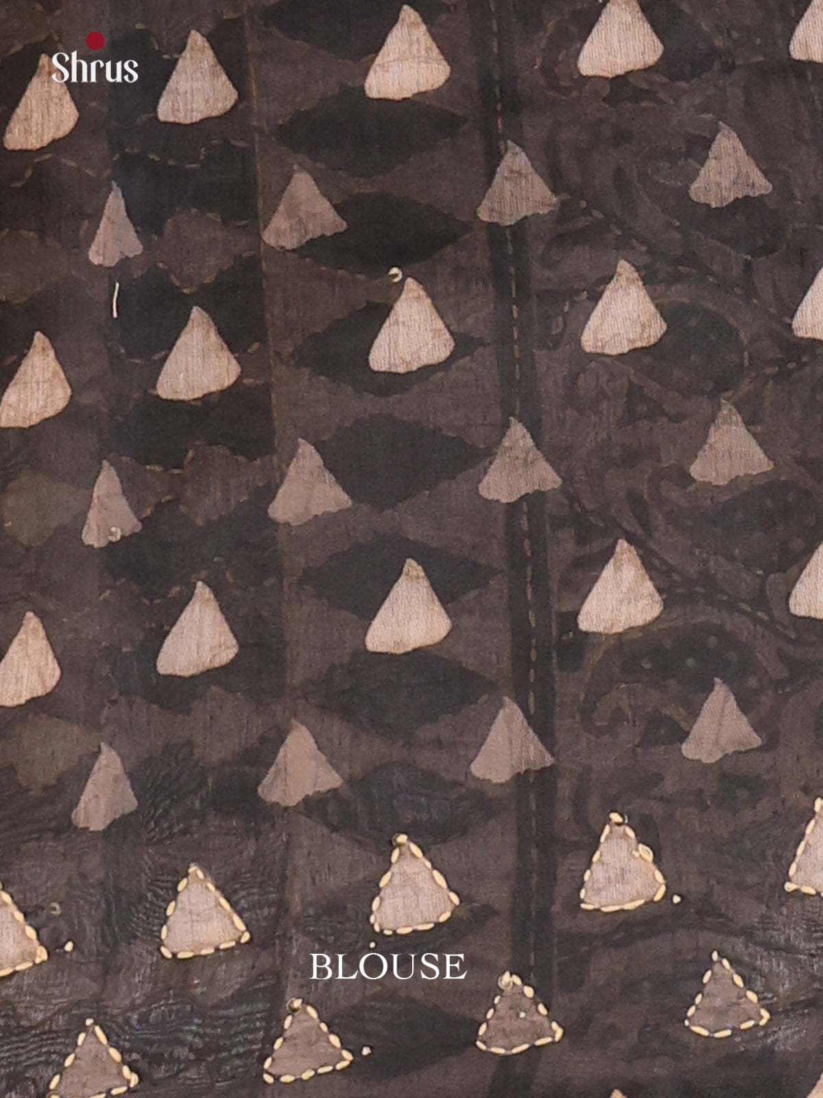 Black - Semi Kantha Saree - Shop on Shrus.com