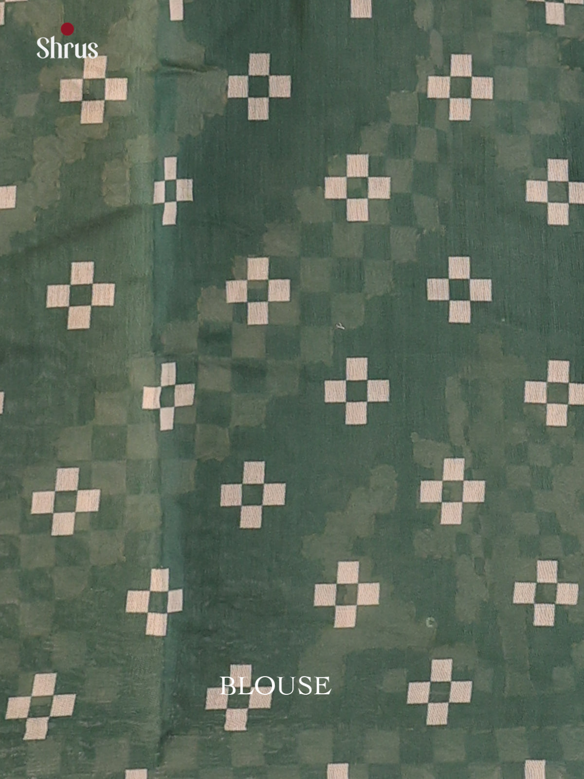 Green - Semi Kantha Saree - Shop on Shrus.com