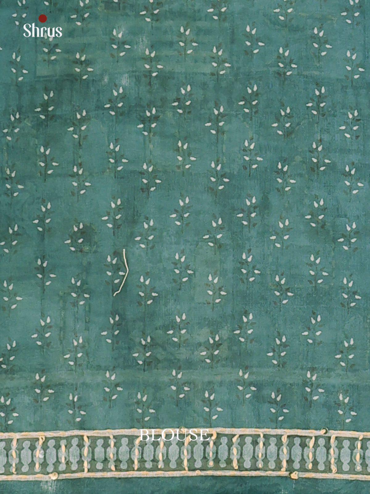 Green - Semi Kantha Saree - Shop on Shrus.com