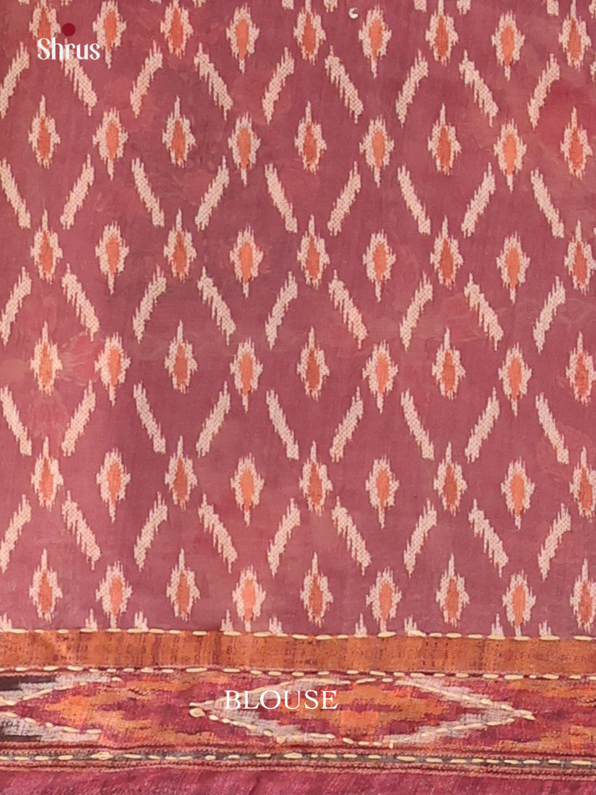 Onion Peel - Semi Kantha Saree - Shop on Shrus.com