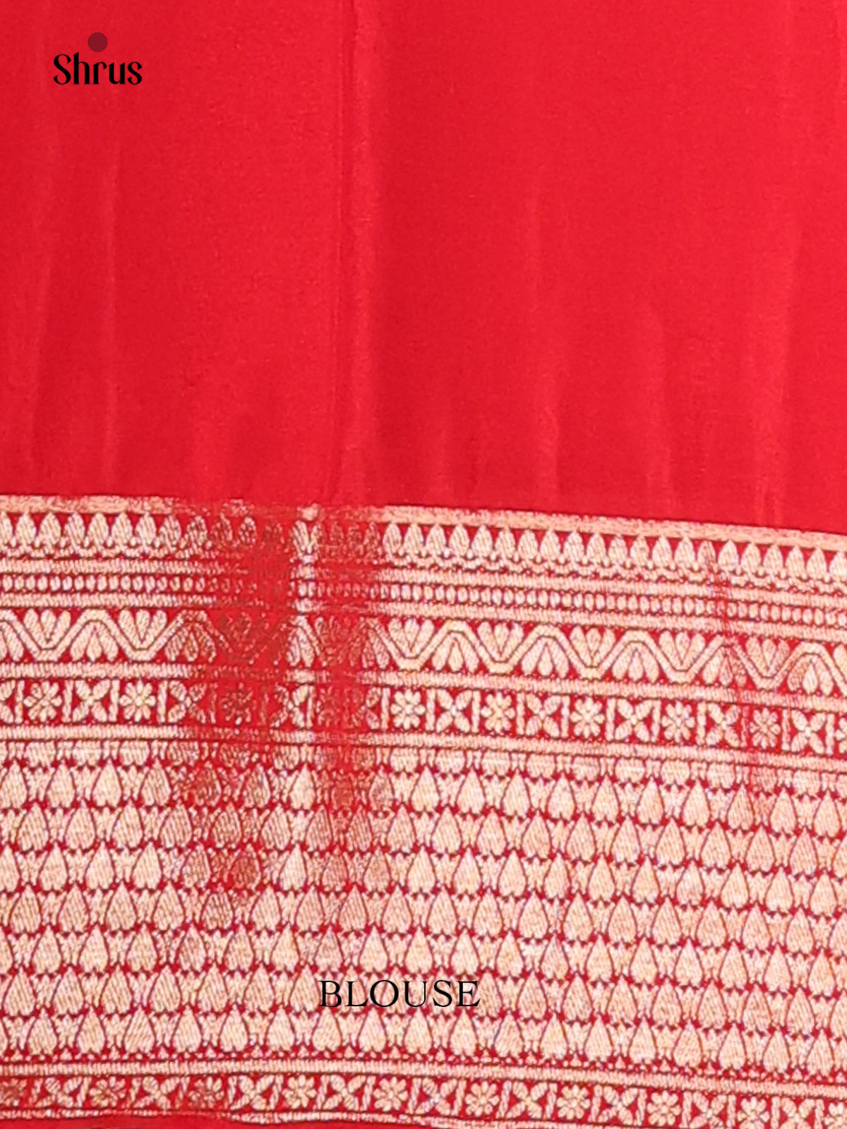 Purple & Red - Mysoresilk-halfpure Saree 1