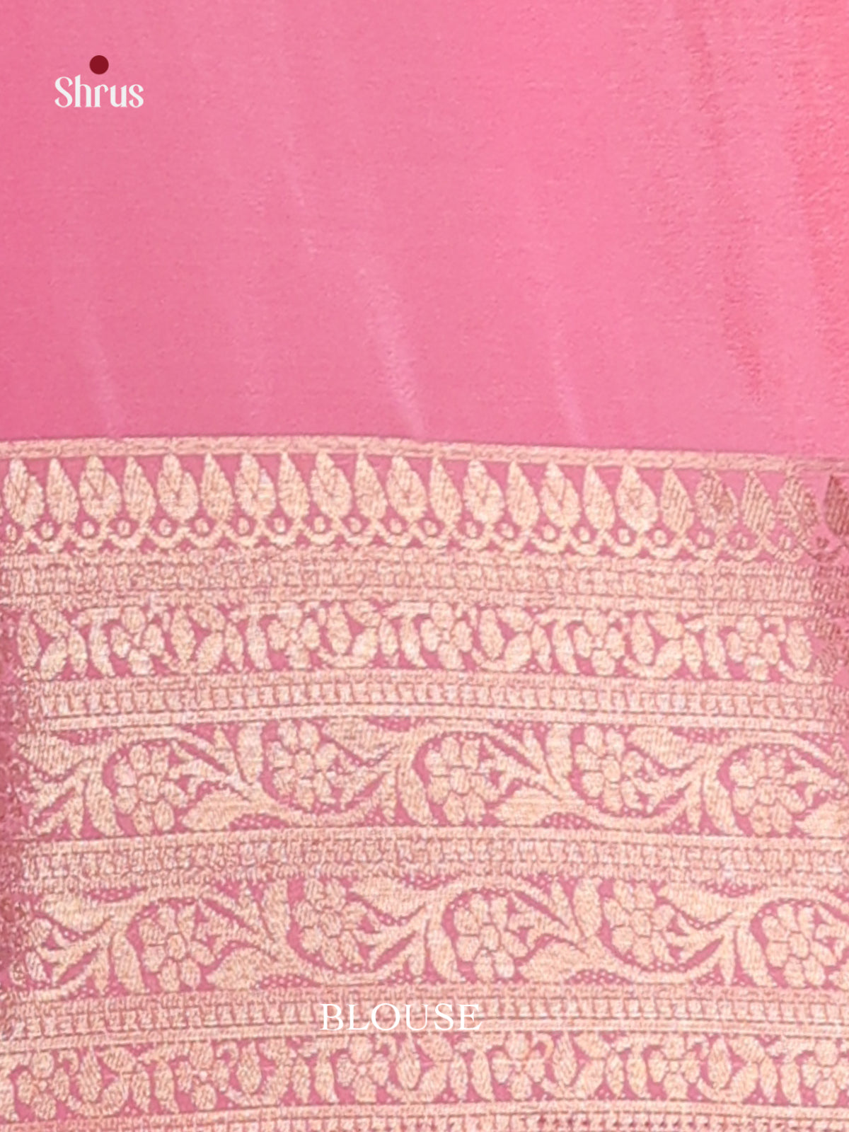 Baby Pink(Single Tone) - Mysoresilk-halfpure Saree - Shop on Shrus.com
