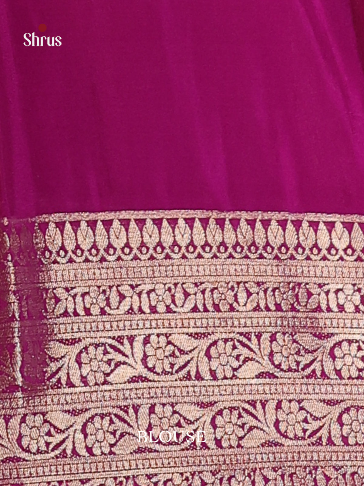Majenta(Single Tone)- Mysoresilk-halfpure Saree - Shop on Shrus.com