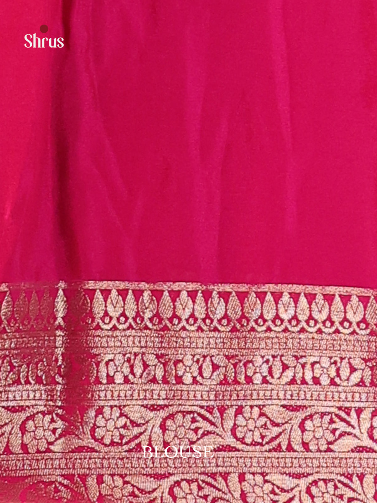 Pink(Single Tone) - Mysoresilk-halfpure Saree - Shop on Shrus.com