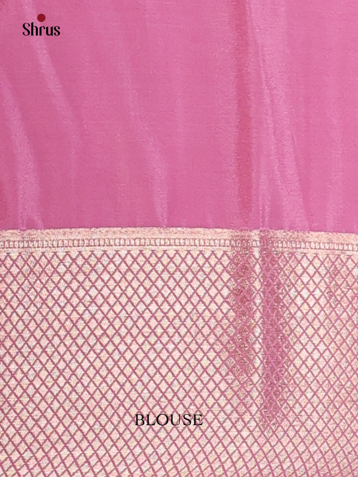 Pink(Single Tone)- Mysoresilk-halfpure Saree - Shop on Shrus.com