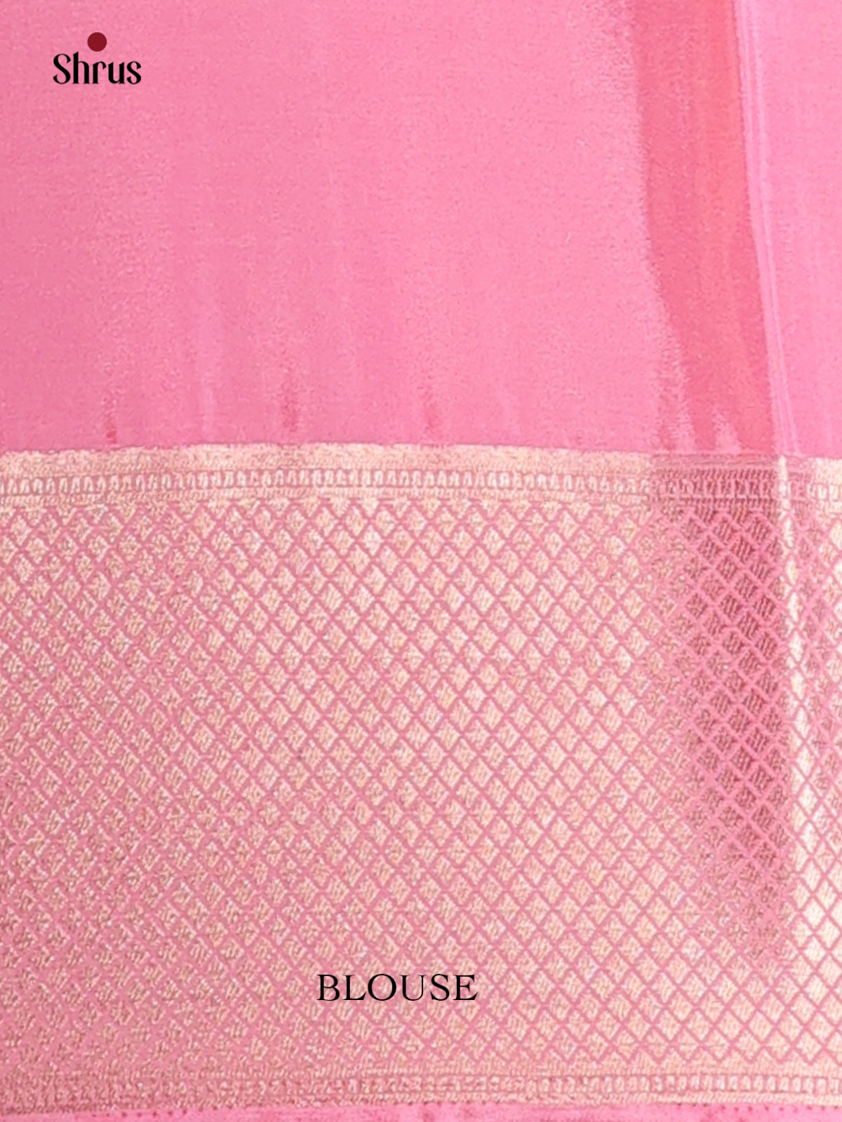Pink(Single Tone) - Mysoresilk-halfpure Saree - Shop on Shrus.com