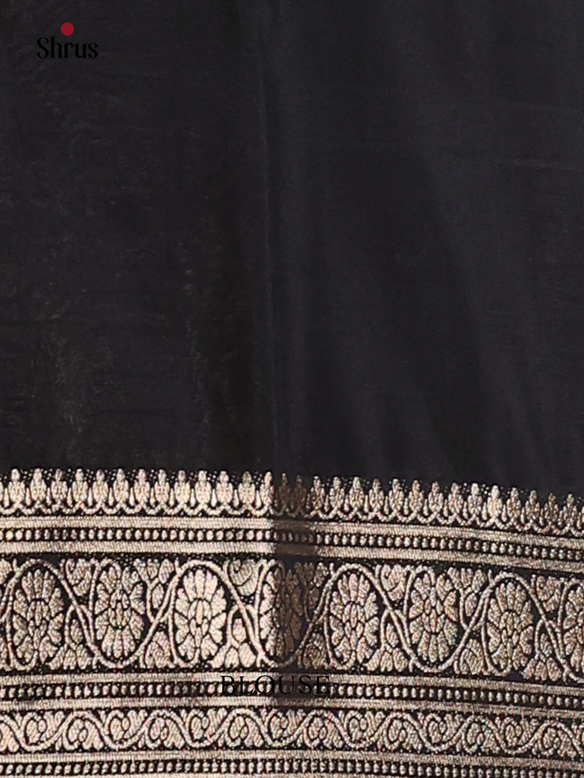 Black(Single Tone) - Mysoresilk-halfpure Saree - Shop on Shrus.com