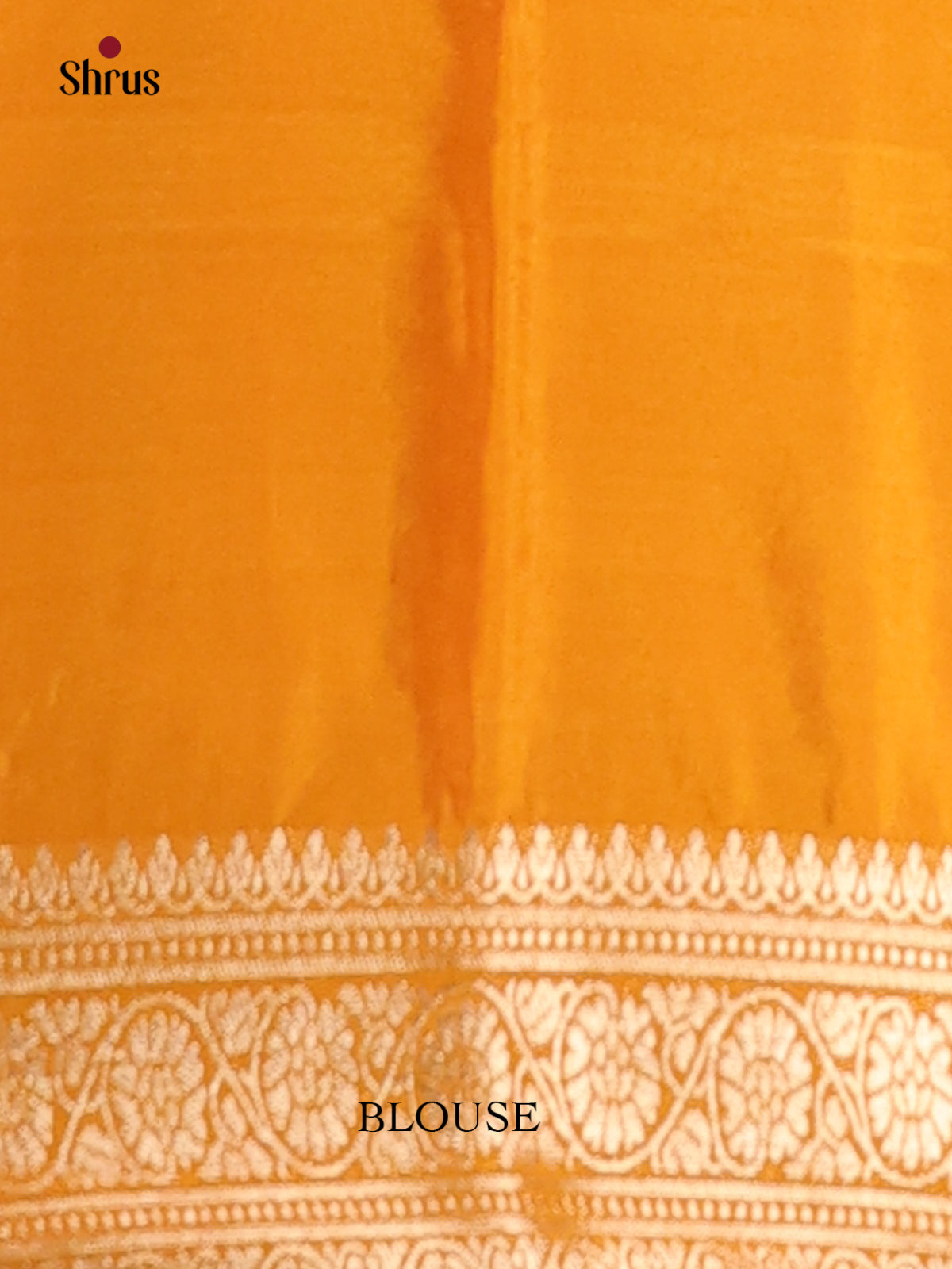 Orange(Single Tone) - Mysoresilk-halfpure Saree - Shop on Shrus.com