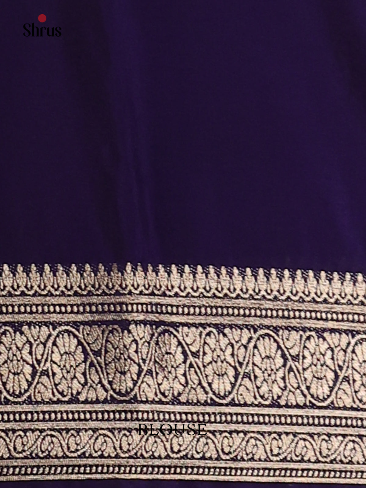 Blue(Single Tone)- Mysoresilk-halfpure Saree - Shop on Shrus.com