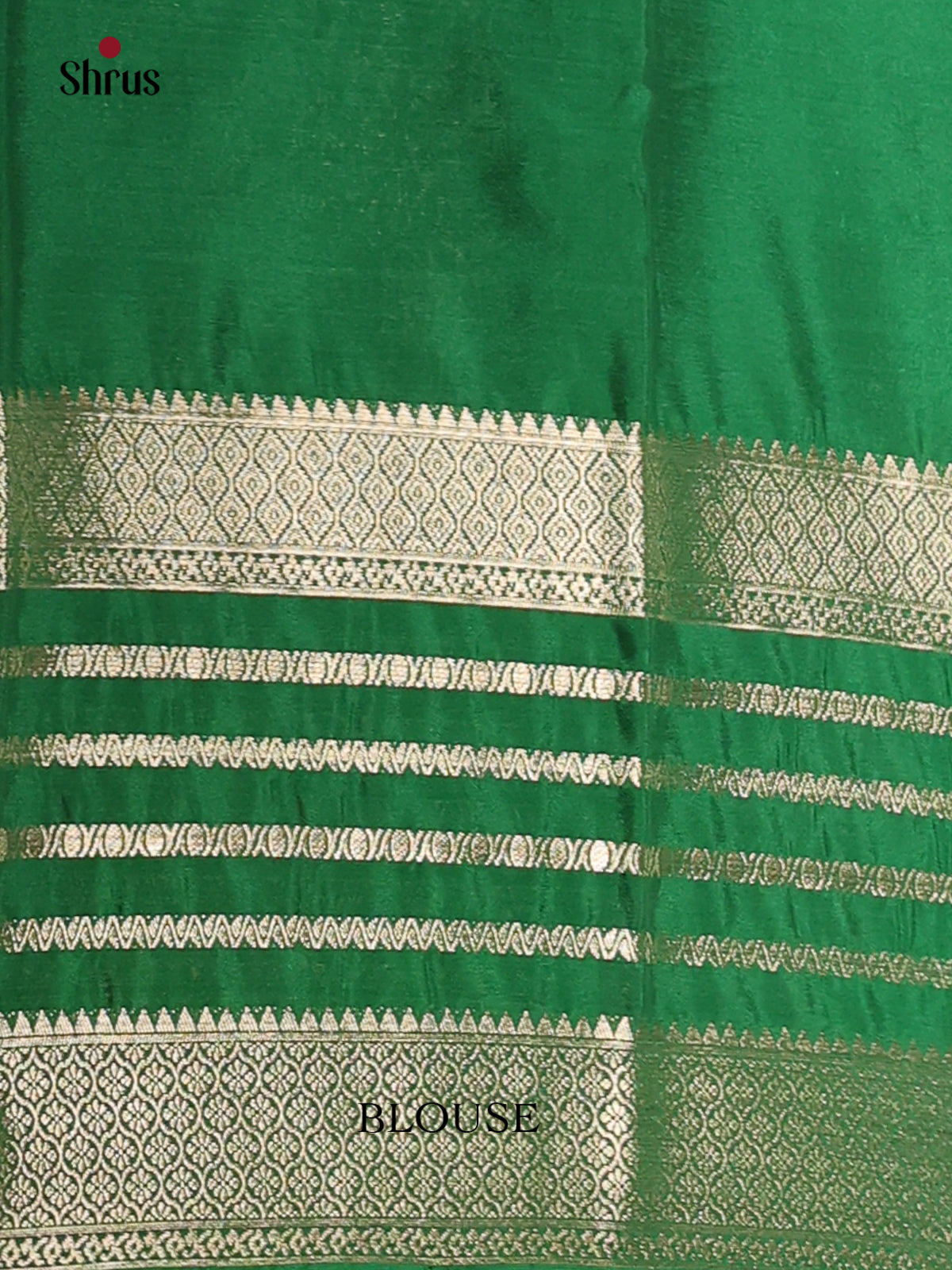 Red & Green - Mysoresilk-halfpure Saree - Shop on Shrus.com